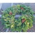 Mixed 26" Pine Wreath with PIne Cones