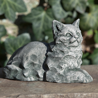 CONCRETE CAT FIGURE