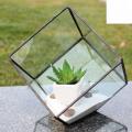 TERRARIUM, BIG TILTED CUBE BLK