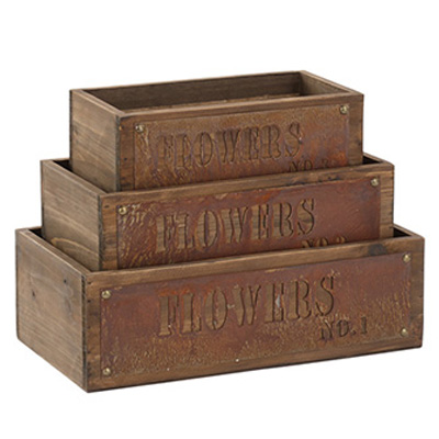 PLANTER BOX, WOODEN LARGE