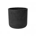 POT, CHARLIE L BLK WASH 9.8"D