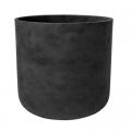 POT, CHARLIE XL BLK WASH 12.6"D