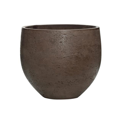 POT, MINI ORB L CHOCOLATE 12.6"D