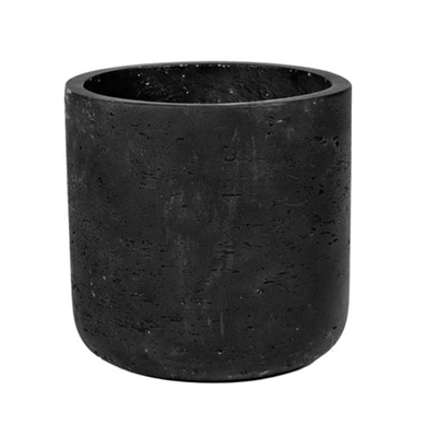 POT, CHARLIE S BLK WASH 5.9"D