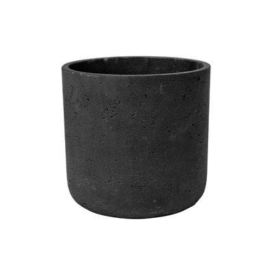 POT, CHARLIE L BLK WASH 9.8"D