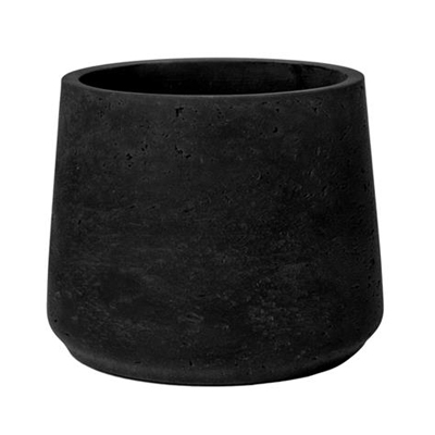 POT, PATT L BLK WASH 7.8"D