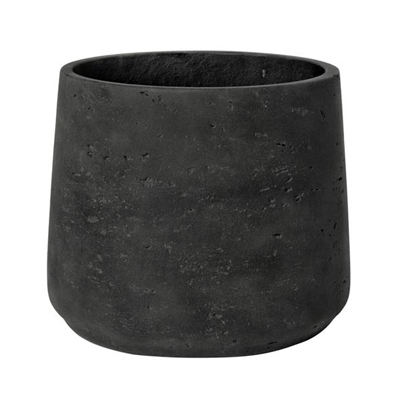 POT, PATT XXL BLK WASH 13.3"D