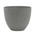 POT, CORAL M 9.8" CLOUDED GREY
