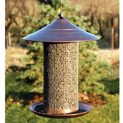 BIRDFEEDER, COPPER SUNFLR SCREEN