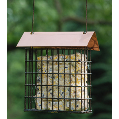 BIRDFEEDER, COPPER SUET CAGE