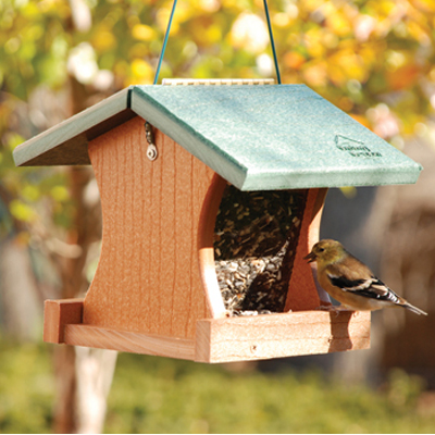 MIXED MATERIAL BIRDFEEDERS