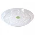 SAUCER, 12" LITELINE CLEAR