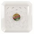 SAUCER, 14" SQ. RECYCLED PLASTIC