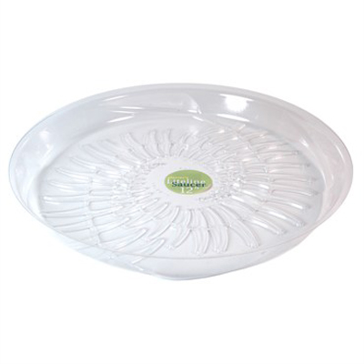 SAUCER, 12" LITELINE CLEAR