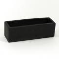 PLANTER, RECT. BLACK