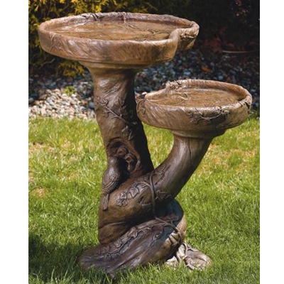 BIRDBATH, DOUBLE WOODSCAPE 145#