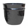 PLANTER, MONTEREY BLACK 15.75"