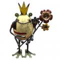 FROG KING WITH FLOWERS