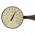 THERMOMETER, LG. DIAL BRONZED