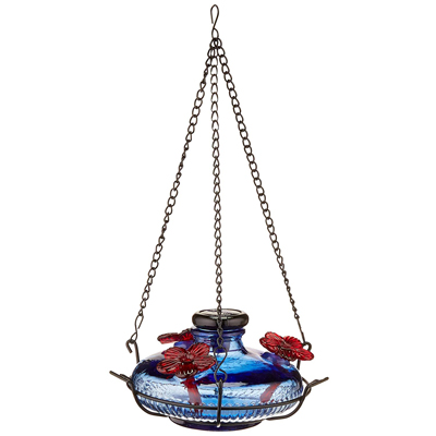 H'BIRD FEEDER, BLOOM PERCH- BLUE