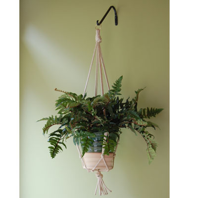 HANGER, 36" ALL NATURAL JUTE