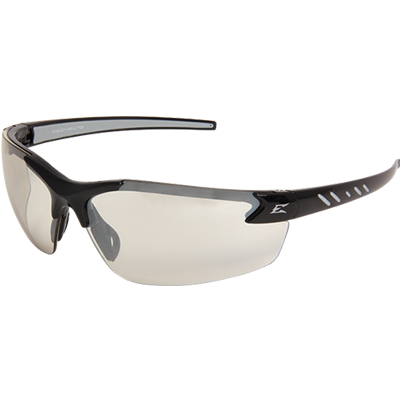 Zorge Black Safety Glasses with Clear Lenses