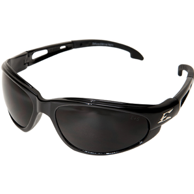 Dakura Black Safety Glasses with Smoke Lenses