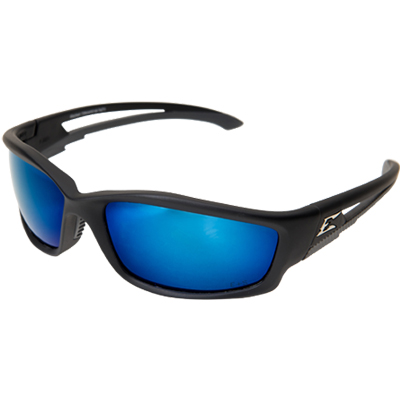 SAFETY GLASSES KAZBEK BLK/AQUA