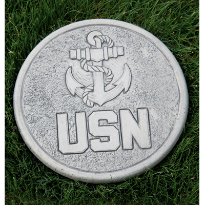 STONE, 10" ROUND U.S. NAVY