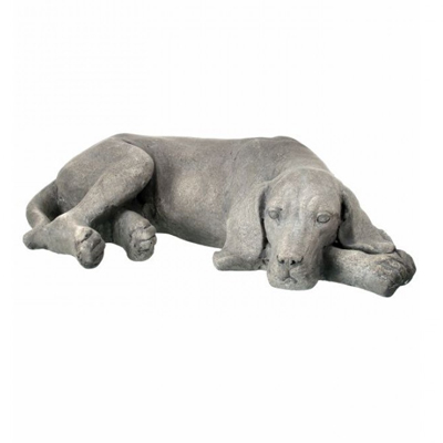 DOG, RESIN NAPPING 22"L