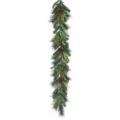 Mixed Pine Garland with Pine Cones, 5'