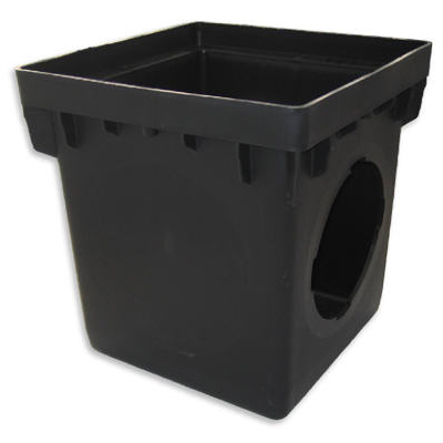 CATCH BASIN, DBL OUTLET 12"