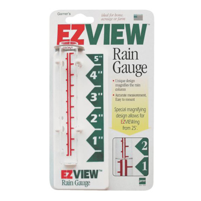 RAIN GAUGE, EZVIEW 5.5" CLEAR