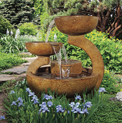 FOUNTAIN, ZEN 3-BOWL 390#