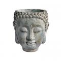 PLANTER, 6" BUDDHA HEAD