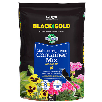 POTTING SOIL, BLACK GOLD 8QT