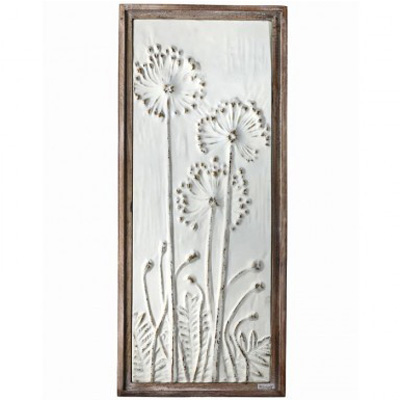 Departments - WALL DECOR, METAL/WOOD DANDELION