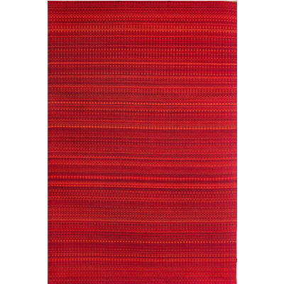 MAT, MIXED WARM RED 6'X9'