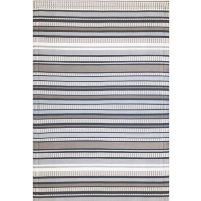 MAT, STRIPES COOL GREY 5'X8'