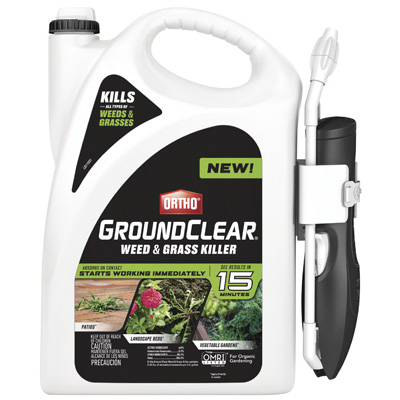 Ortho GroundClear Weed & Grass Killer, Ready-to-Use Wand, 1-Gallon