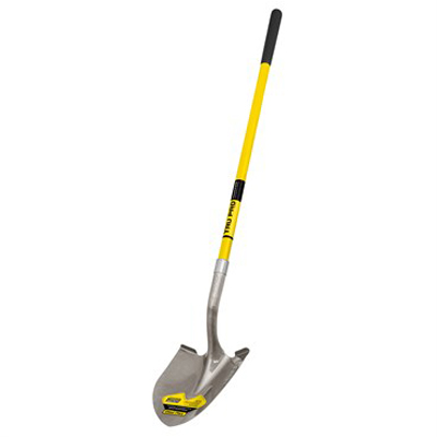 SHOVEL, RND PNT 48" FBRGLSS HNDL