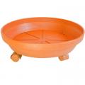 SAUCER, 18" ROLLING TERRA COTTA