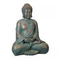 BUDDHA, 16" COPPER PATINA