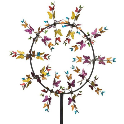 SPINNER, 32"W X 91"H BUTTERFLIES