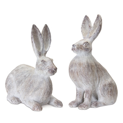 resin rabbits for sale