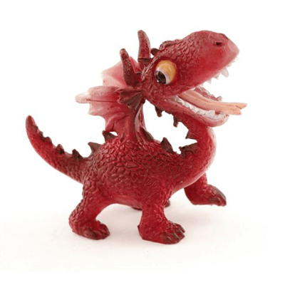MINI RED DRAGON, PLAYFUL