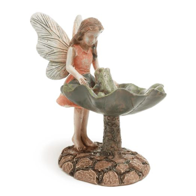 Fairy with Frog on Lily Pad