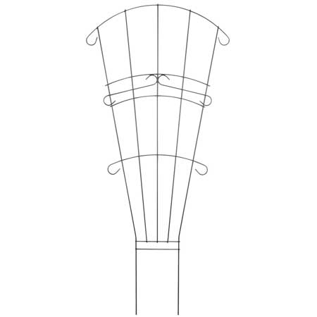 TRELLIS, 28"W X 60"H FAN GREEN