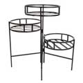 PLANT STAND, 3-TIER RND FOLD OUT