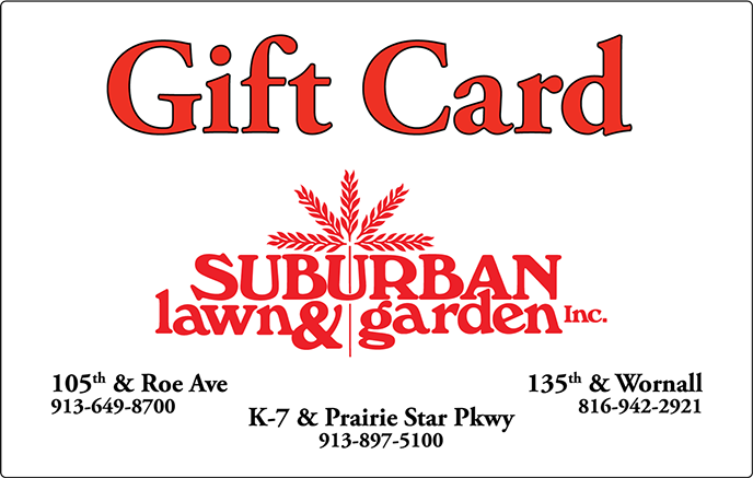 Suburban Lawn & Garden E-Gift Card